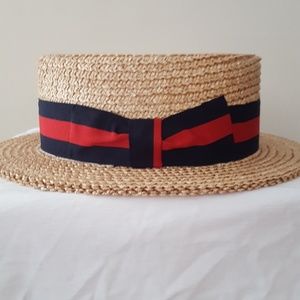 Brooks Brothers Great Gatsby collection boater hat